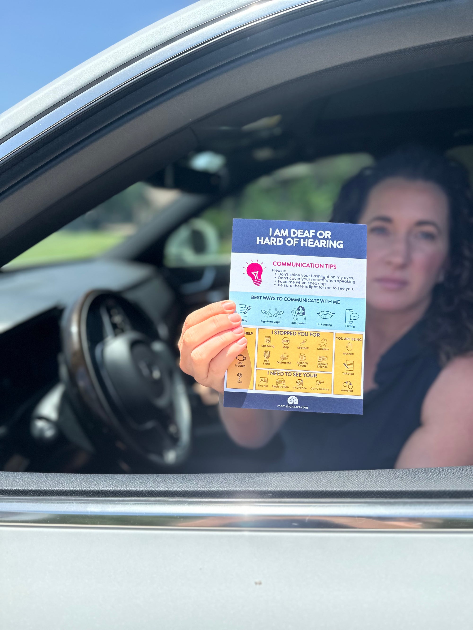 Bundle Pack- 5x7 Communication Card for the Car