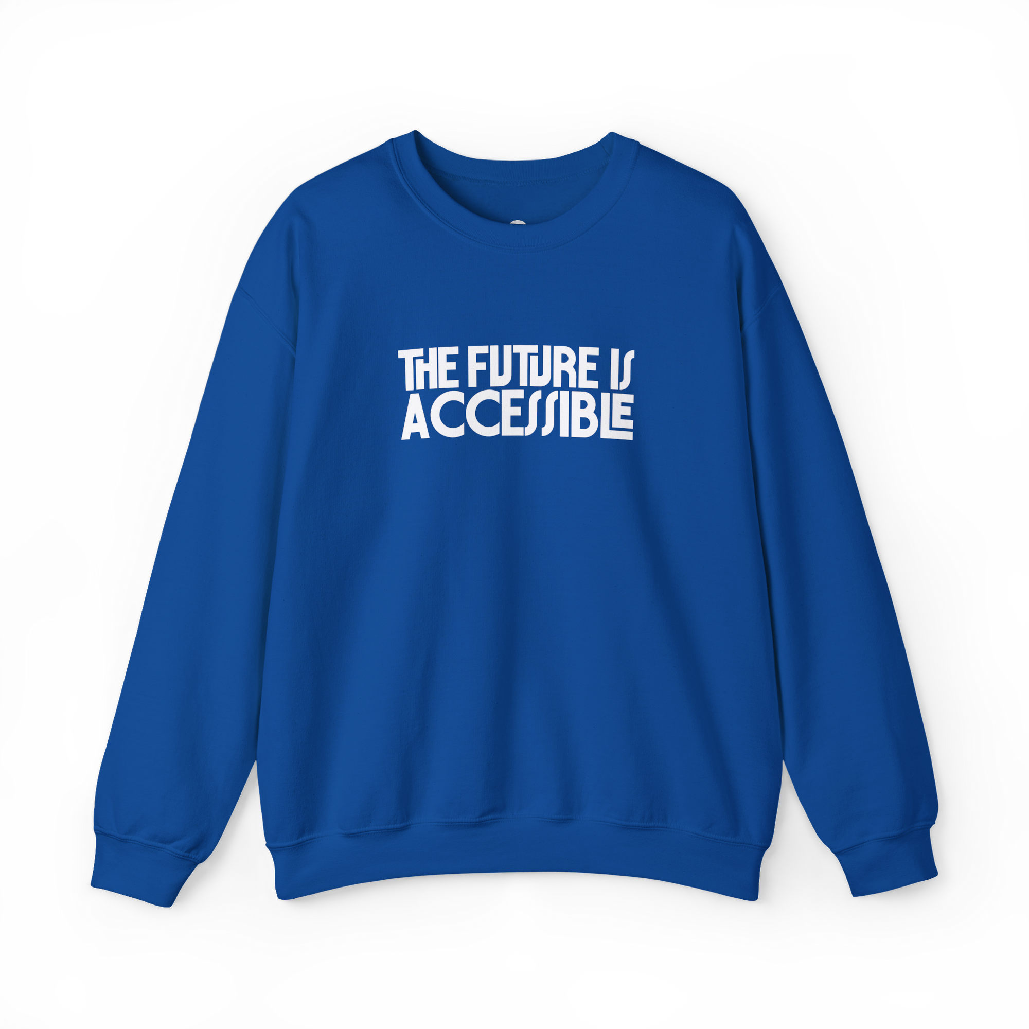 "The Future Is Accessible" Crewneck Sweatshirt - Adult