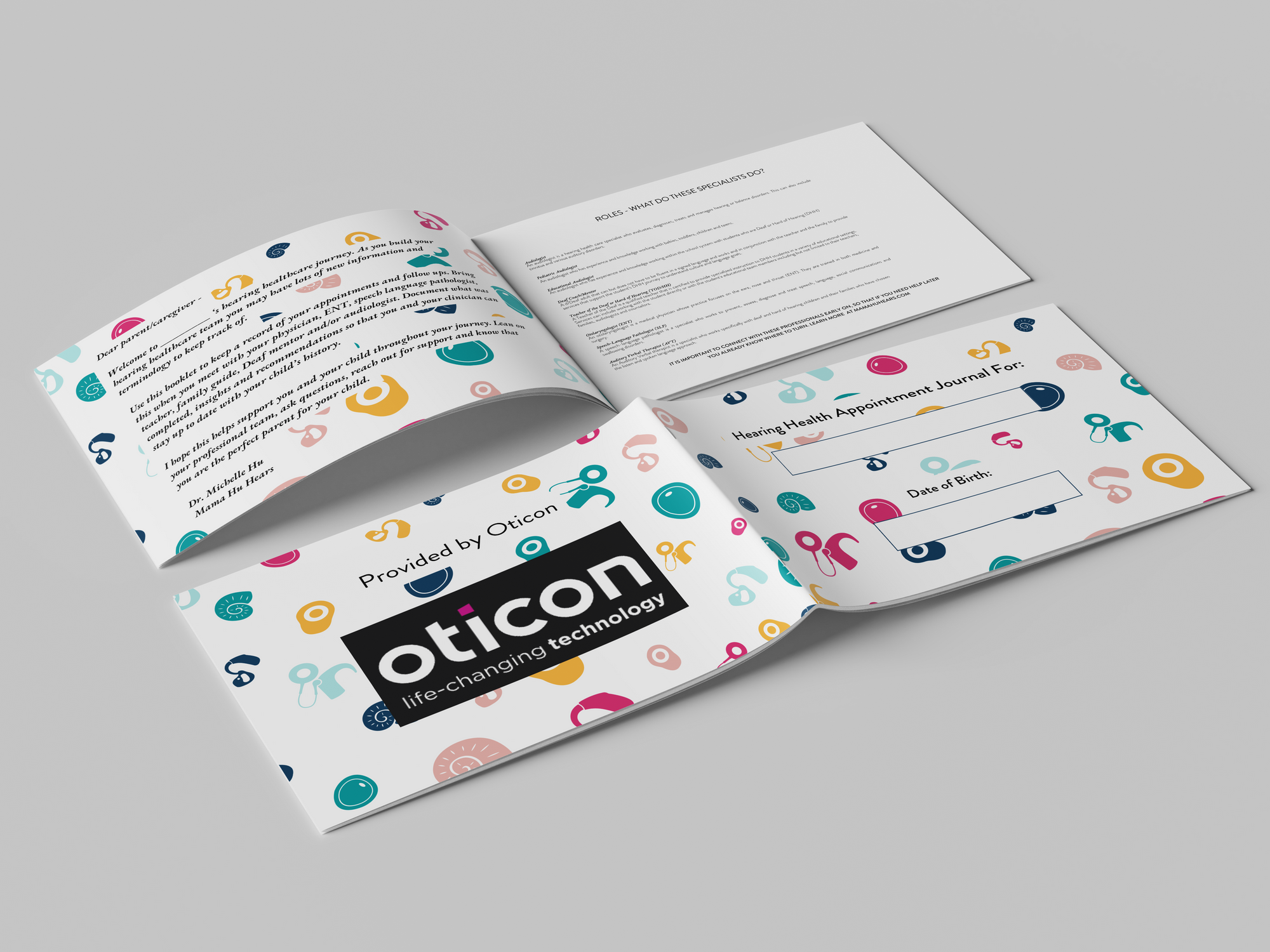 Mama Hu Hears™ Hearing Health Journal Sponsored by Oticon 25/Bundle