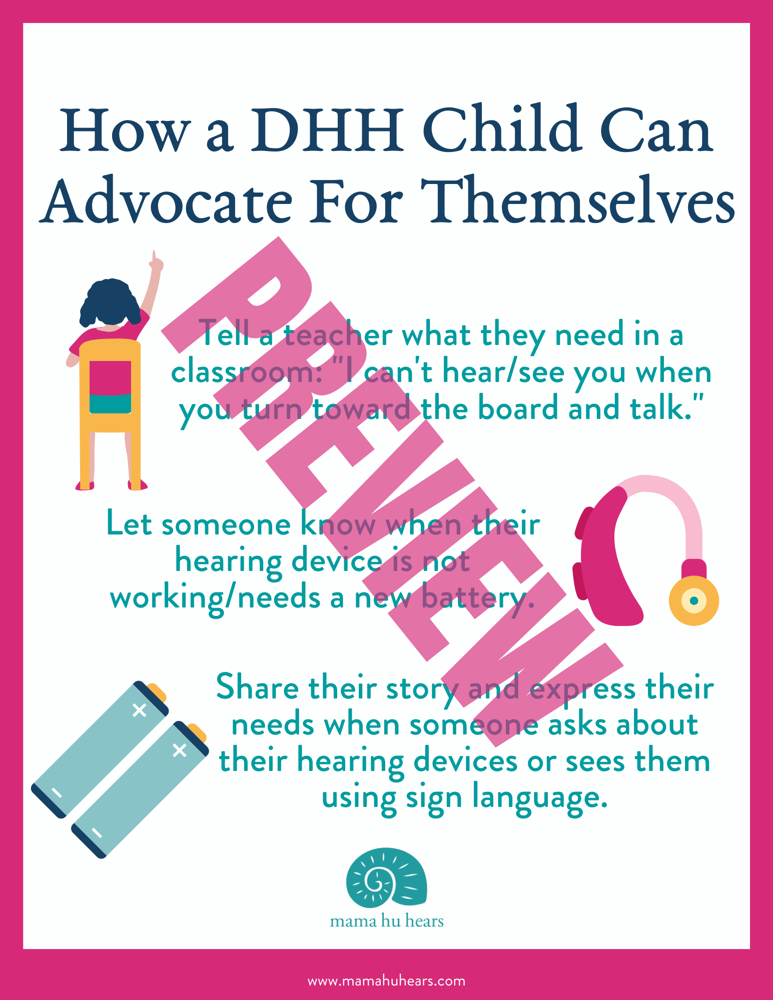 How A DHH Child Can Advocate for Themselves