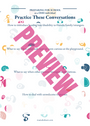 Printable practice-conversation sheet for preparing for school as a deaf or hard of hearing student.