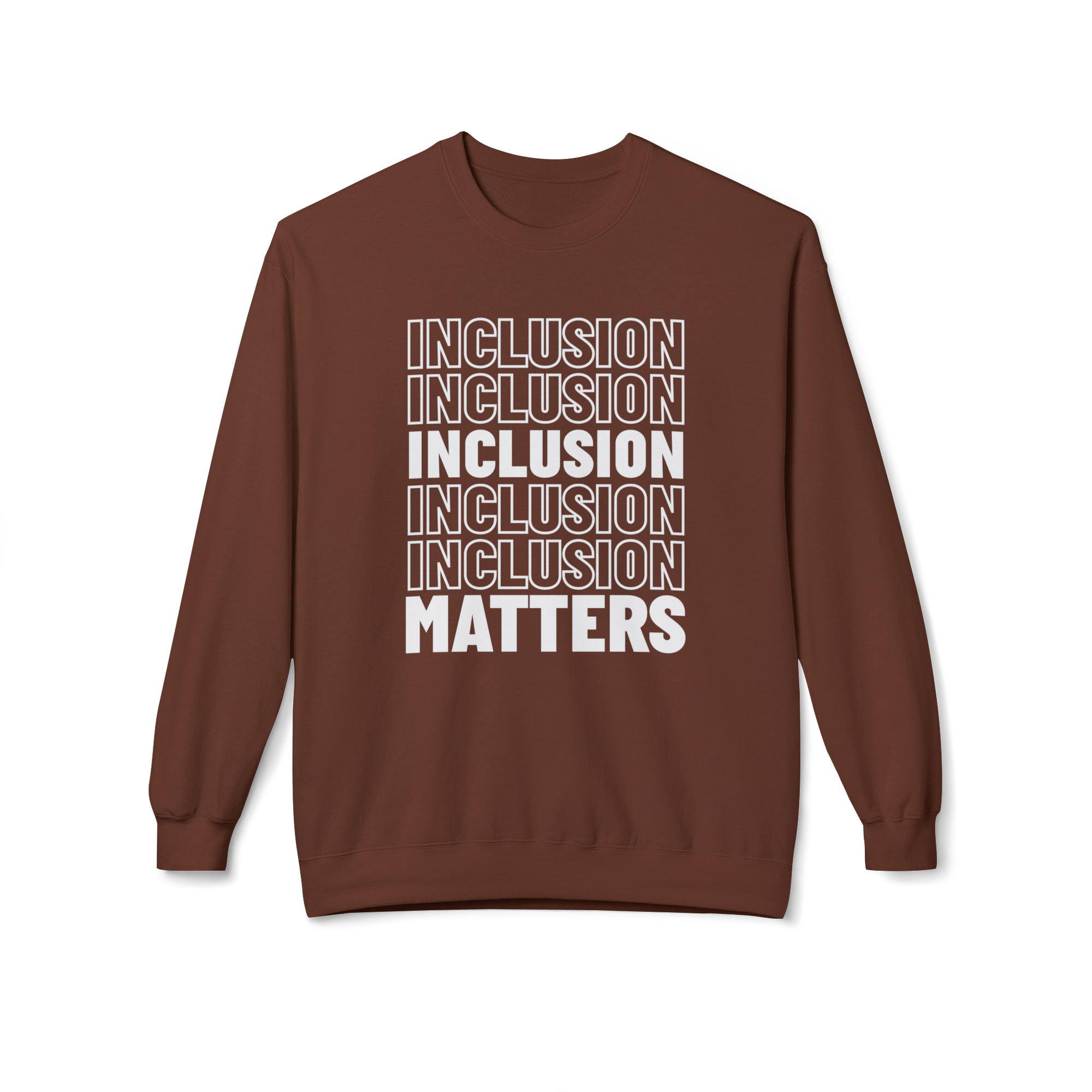 Inclusive Matters Crewneck Adult Sweatshirt