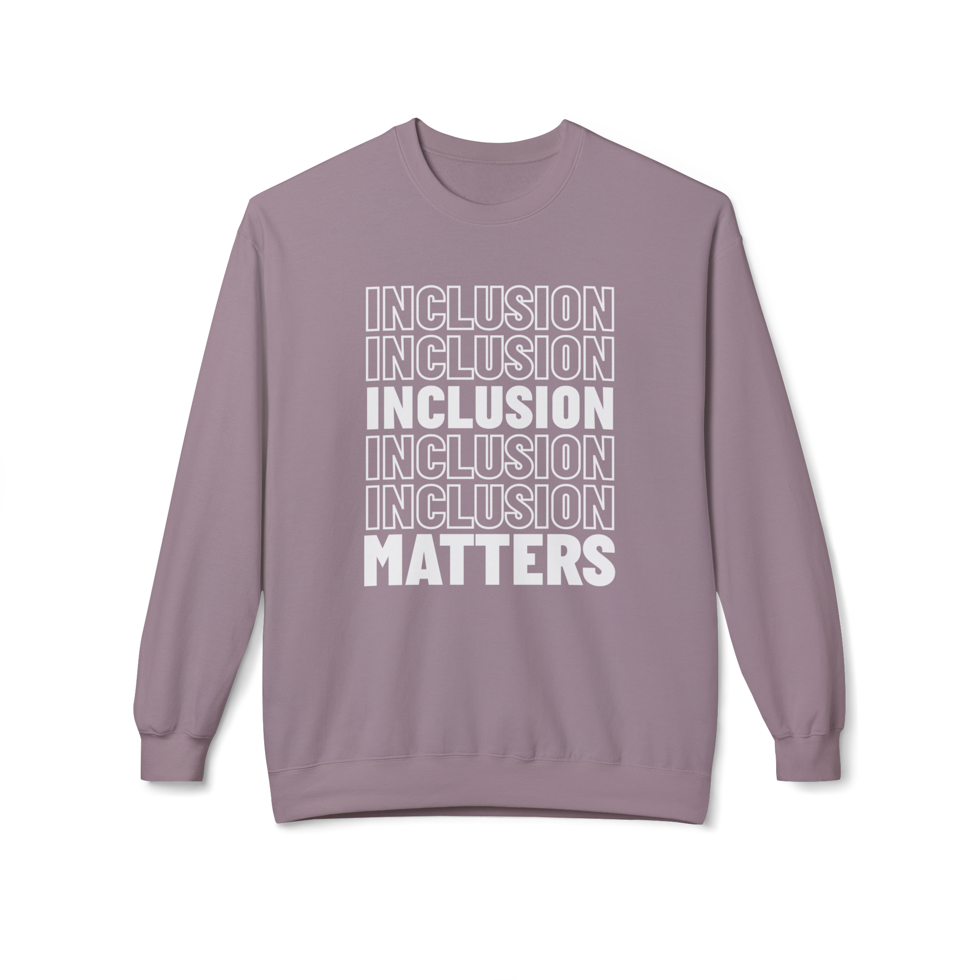 Inclusive Matters Crewneck Adult Sweatshirt