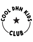 Cool DHH Kids Club Sticker 3” x 3” Die-Cut | Waterproof Vinyl